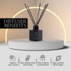 Reed Diffuser, Includes 5 Fiber Sticks, Home Goods Perfect for Stress Relieving, Decorating, and harmonizing Any Space. (Clean Cotton) - Image 7